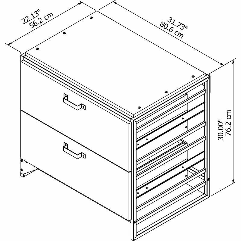 Greyleigh Edgerton 2 Drawer Lateral Filing Cabinet Reviews Wayfair