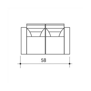 Tristar Home Theater Loveseat by Bass