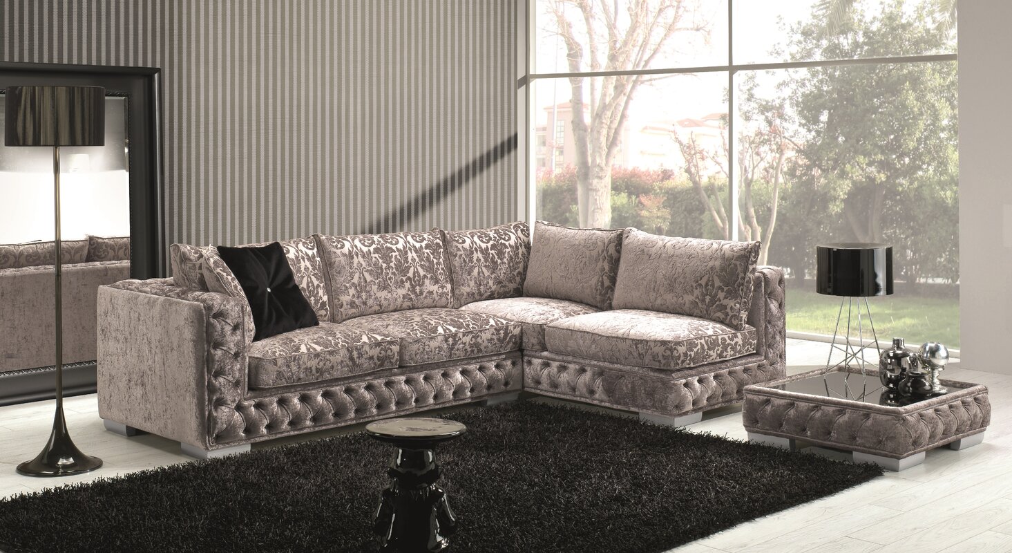 Dunlin Fabric Sectional Sofa