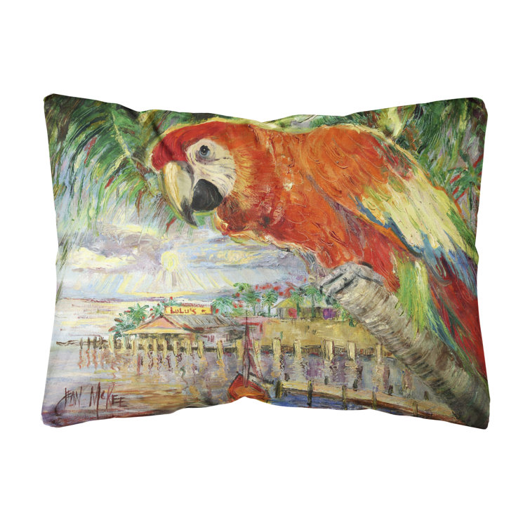 parrot outdoor pillows