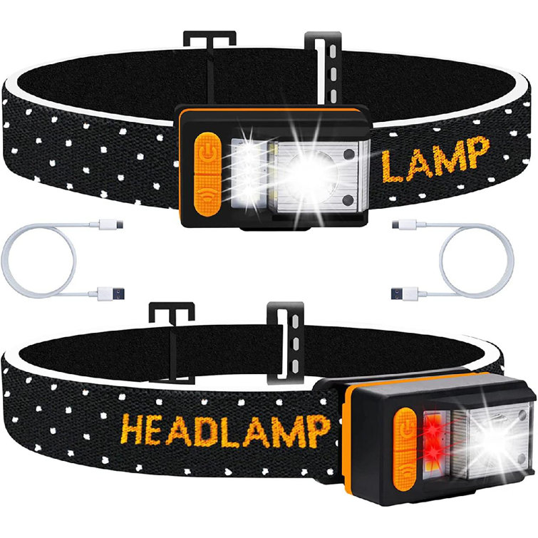 Super Bright LED Headlamp Rechargeable Head light Flashlight Camping Waterproof 