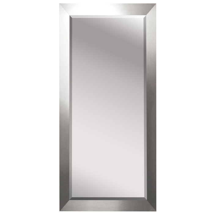 Bernice Beveled Silver Wall Full Length Mirror