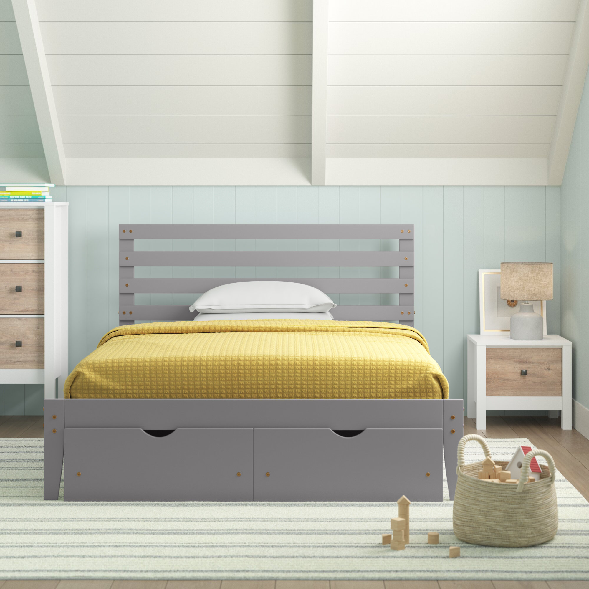 Sand & Stable Baby & Kids Edmund Storage Bed Wayfair