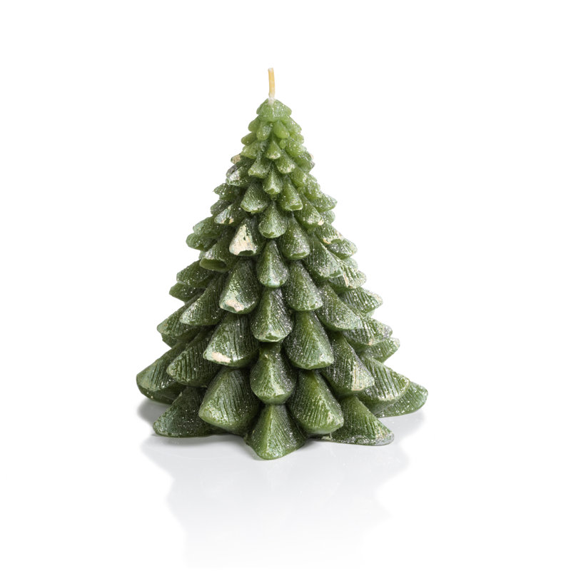 The Holiday Aisle 6 Piece Wax Winter Pine Unscented Novelty Candle