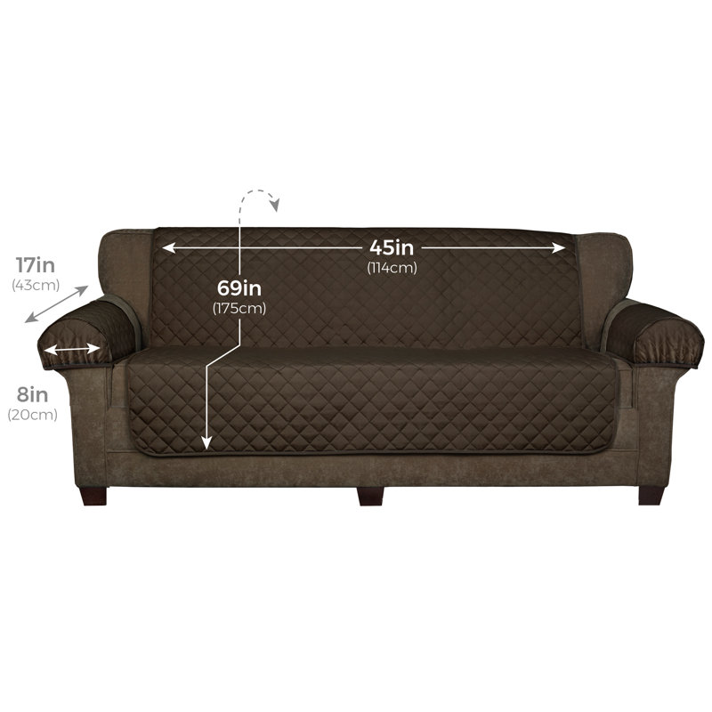 Maytex Waterproof 3 Piece Box Cushion Loveseat Slipcover Set Wayfair
