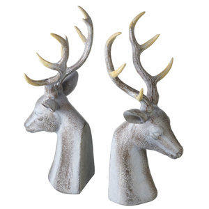 2-tlg. Buchstützen Stag von Parlane