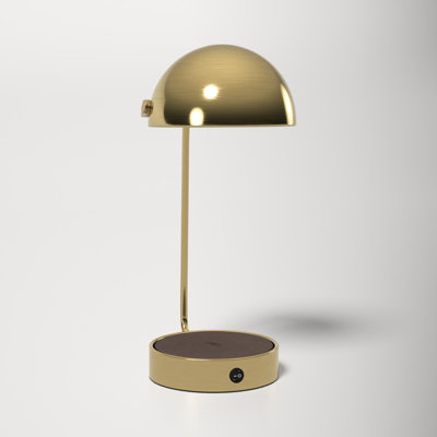 Ramona 18" Desk Lamp with USB and Outlet