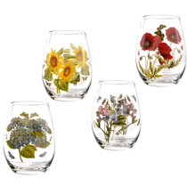 decorative wine glasses wayfair