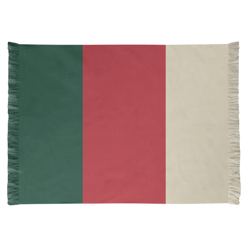 East Urban Home Nhs National Hockey Stripes Forest Green Area Rug Wayfair
