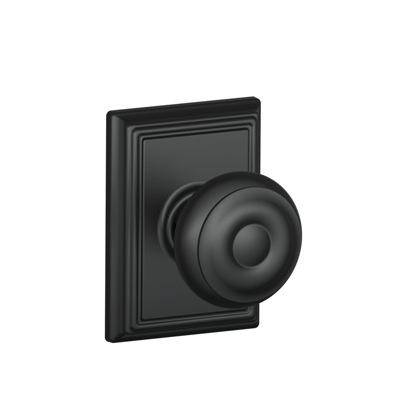 F10geo622add 716 619 Schlage Georgian Knob With Addison Trim Hall