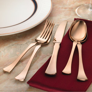 Refined Titanium 20 Piece Flatware Set