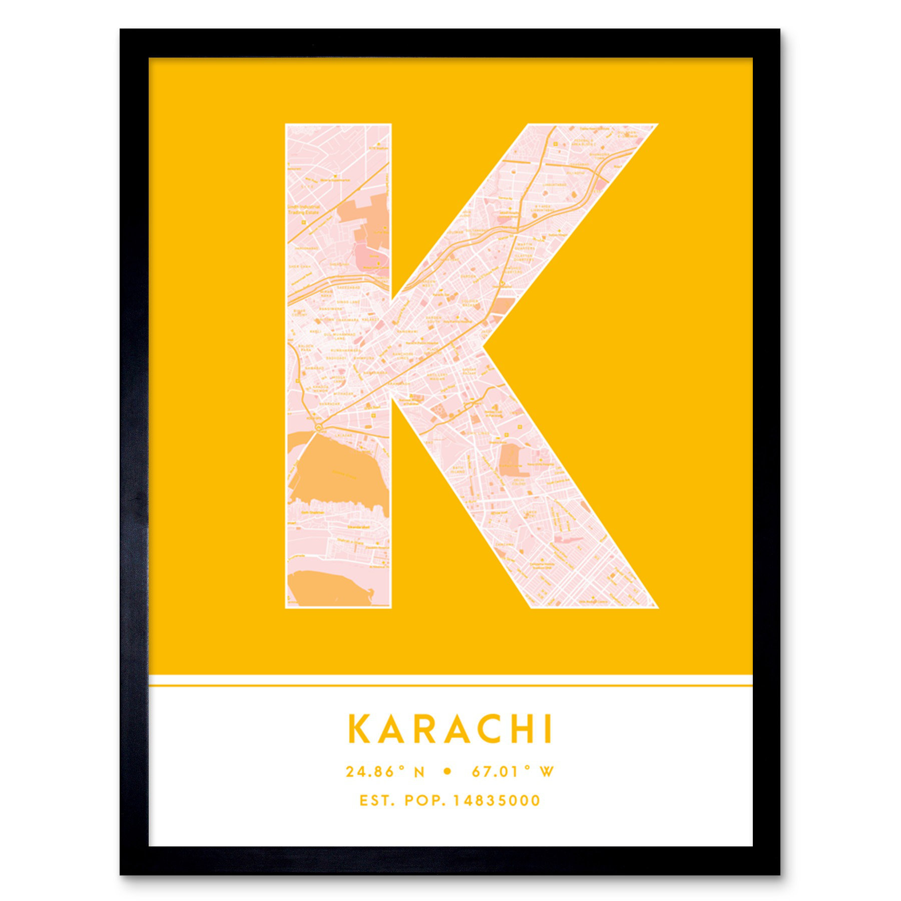 wee-blue-coo-karachi-city-map-karachi-pakistan-city-map-yellow-on-wayfair-co-uk