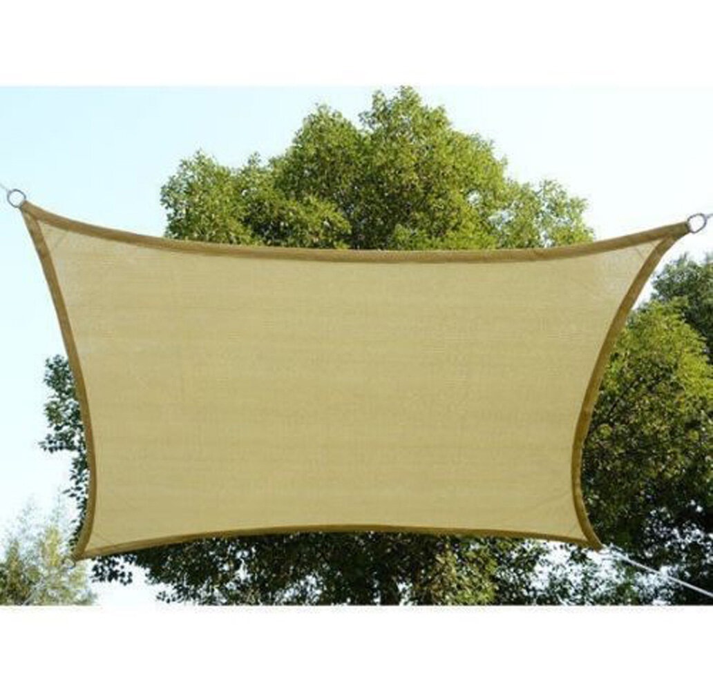 Outsunny 20 X 13 Rectangle Shade Sail Reviews Wayfair Ca