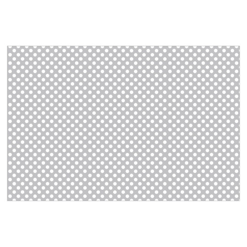 White Dots on Grey 1.9m x 2.88m Textured Matt Peel & Stick Wall Mural East Urban Home