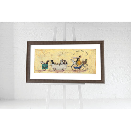 'The Doggie Taxi Service' Framed Graphic Art Brayden Studio