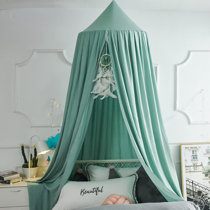 green bed tent