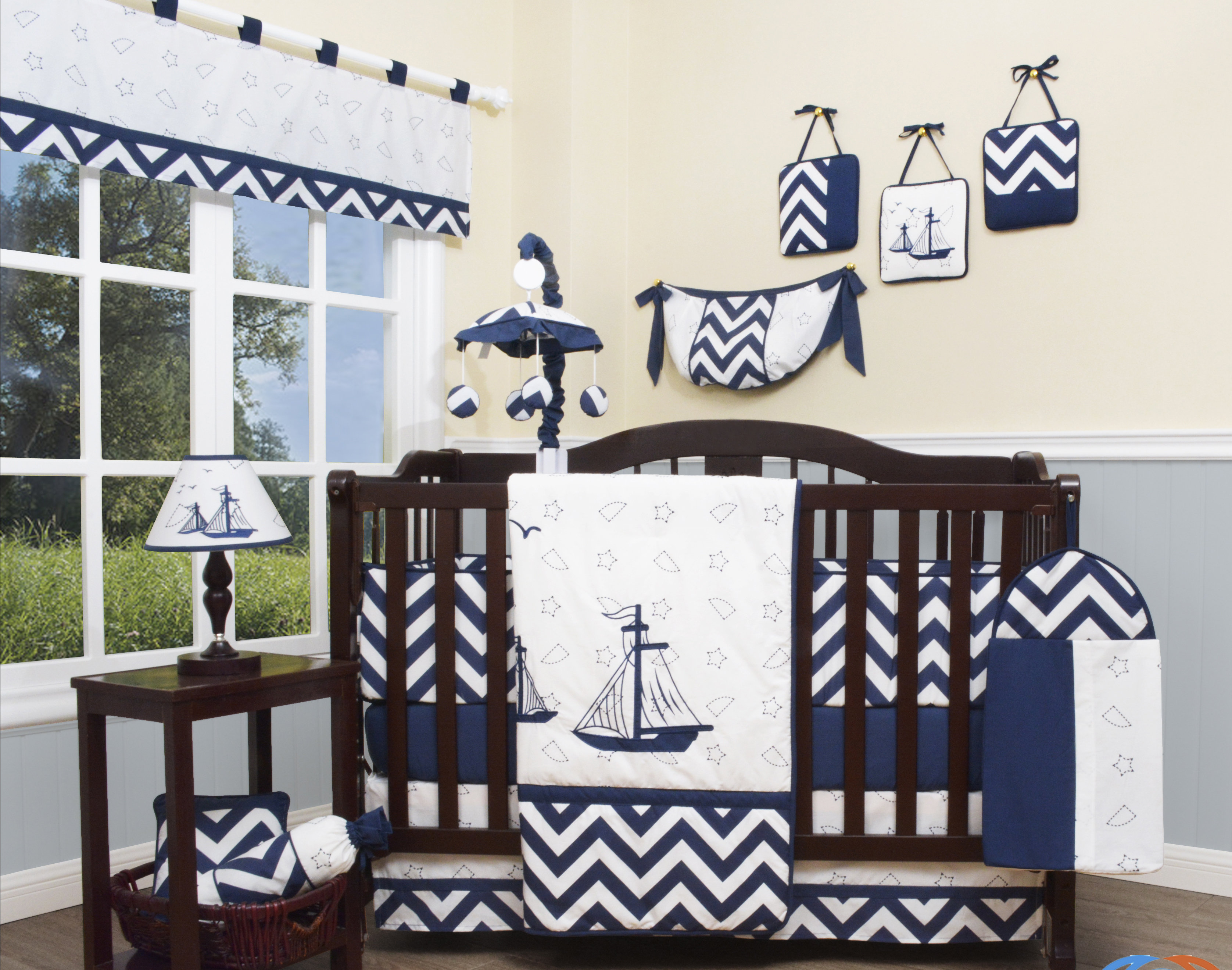 nautical baby crib bedding