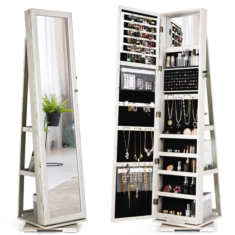 Quakertown jewelry armoire with mirror clearance