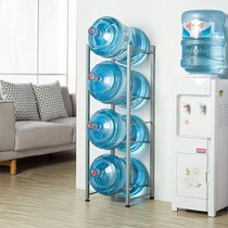 Details about   Water Cooler Jug Rack 3/4/5-Tier Water Bottle Holder Storage Rack for 5 Gallon 