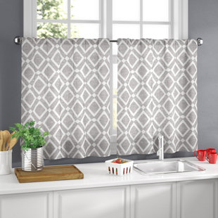 White Cotton Cafe Curtains Wayfair