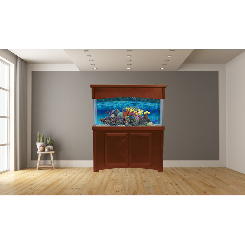 Tucker Murphy Pet Perrin 55 Gallons Aquarium Stand And Canopy