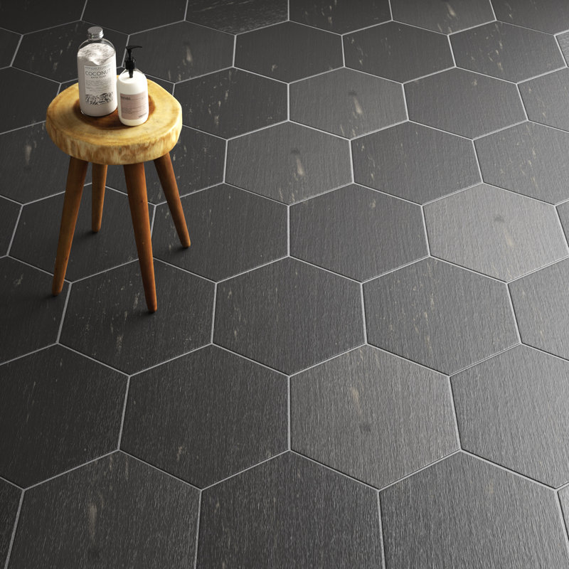 EliteTile Rama 14" x 16" Porcelain Wood look Wall & Floor ...