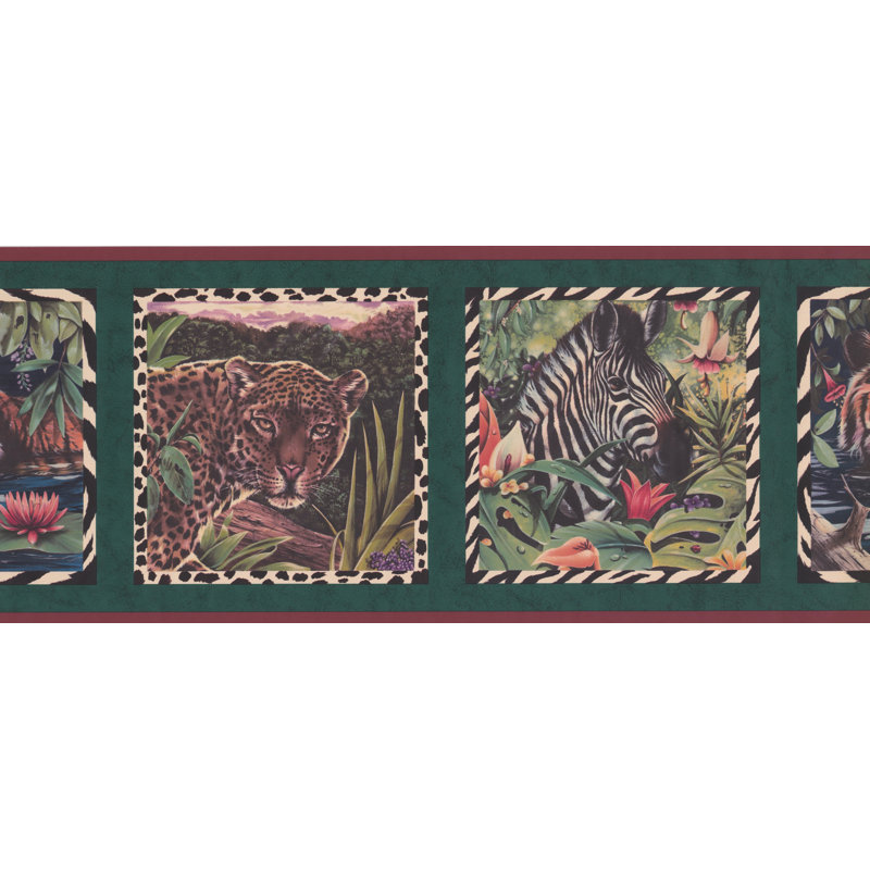 Bloomsbury Market Abella Zebra Leopard Pictures On Pine Wall Extra