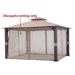 Mosquito Netting For Patios Wayfair Mosquito Netting For Montgomery Gazebo