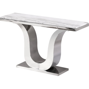 Manningtree Marble Console Table By Everly Quinn