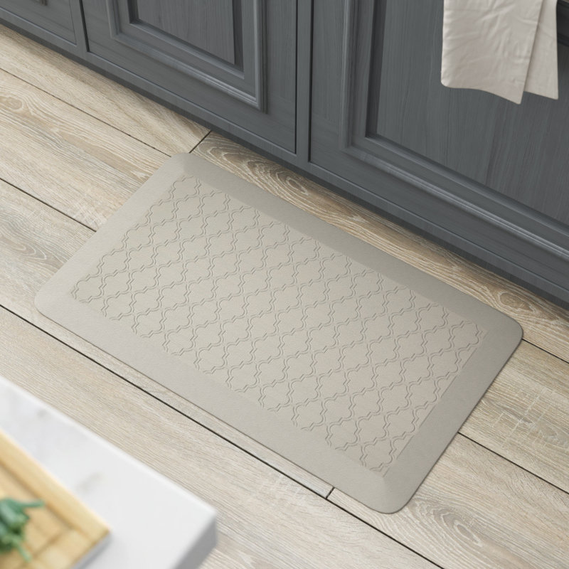 Andover Mills Demotte Lattice Dri Pro Comfort Kitchen Mat