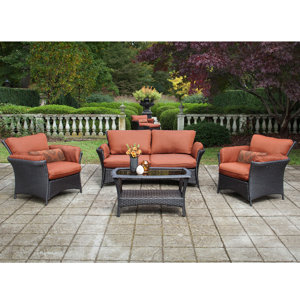 Billington 4 Piece Deep Seating Group with Cushion