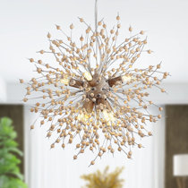 Ceiling LED Luxury Lamp Light Design Rings Chrome Rotating Dinner Room Lighting 