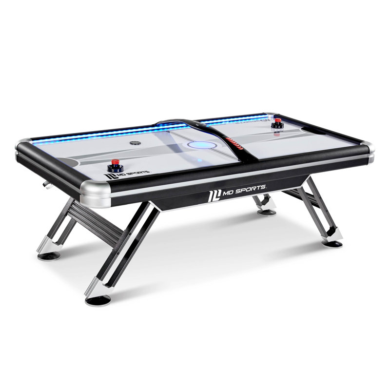 MD Sports Titan 7.5' Four Player Air Hockey Table with ...