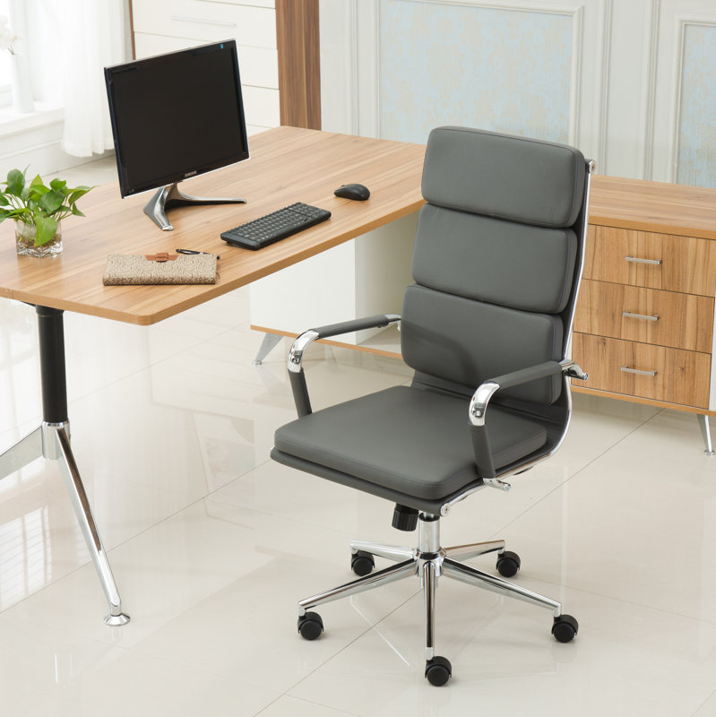Roundhill Furniture Modica Contemporary High Back Office Desk Modica Contemporary High Back Office Desk Chair