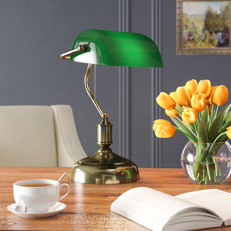 wayfair bankers lamp