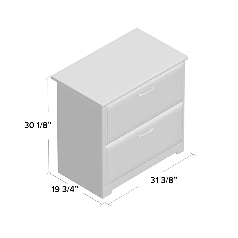 Red Barrel Studio Hillsdale 2 Drawer Lateral Filing Cabinet