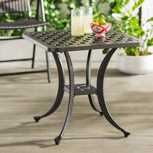 Outdoor Side Tables Wayfair Nola Metal Side Table