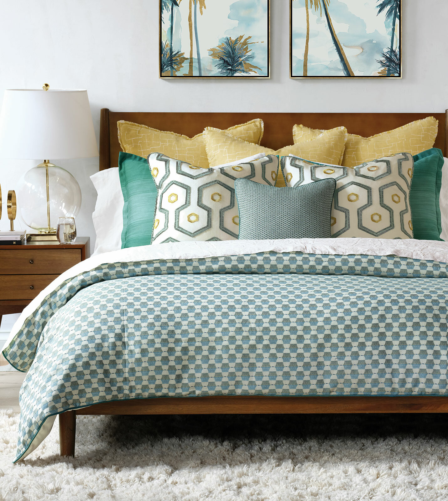 twin duvet cover teal