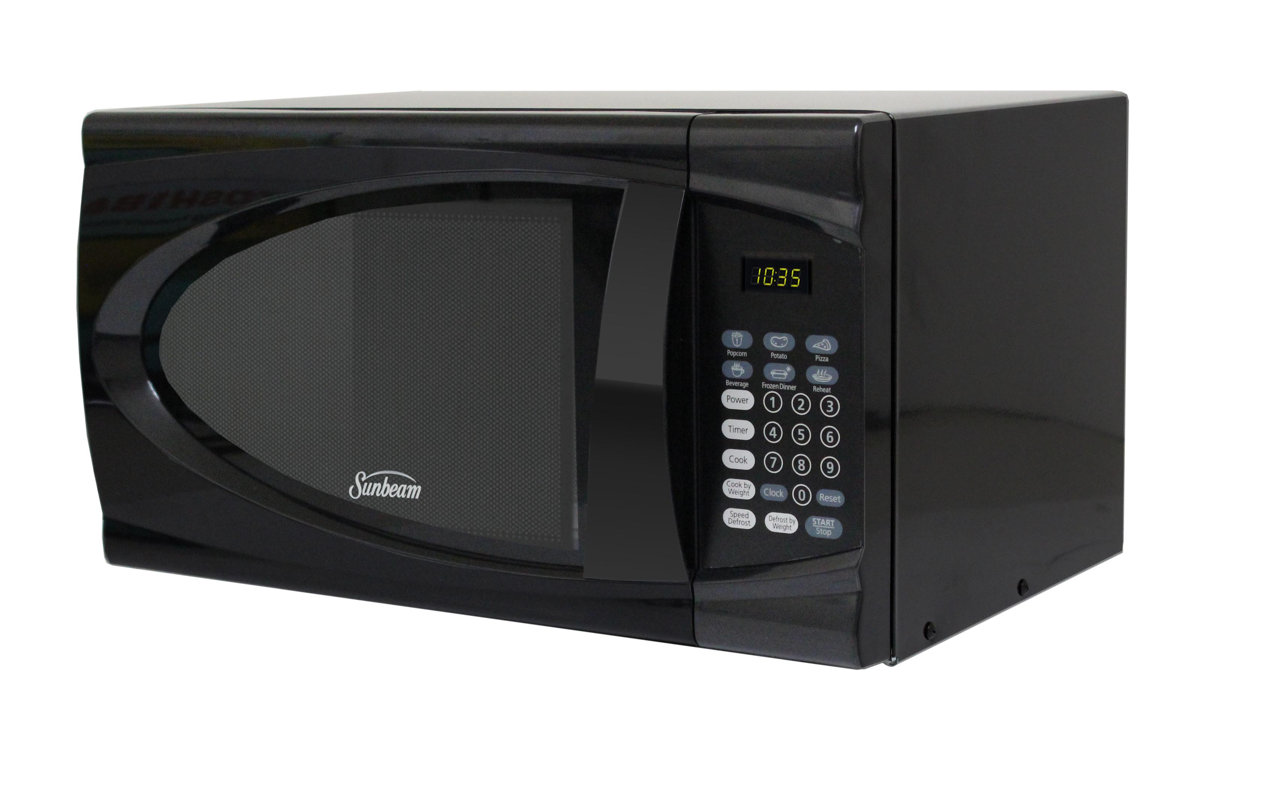 Sunbeam 19 0 9 Cu Ft Countertop Microwave Reviews Wayfair Countertop Microwave