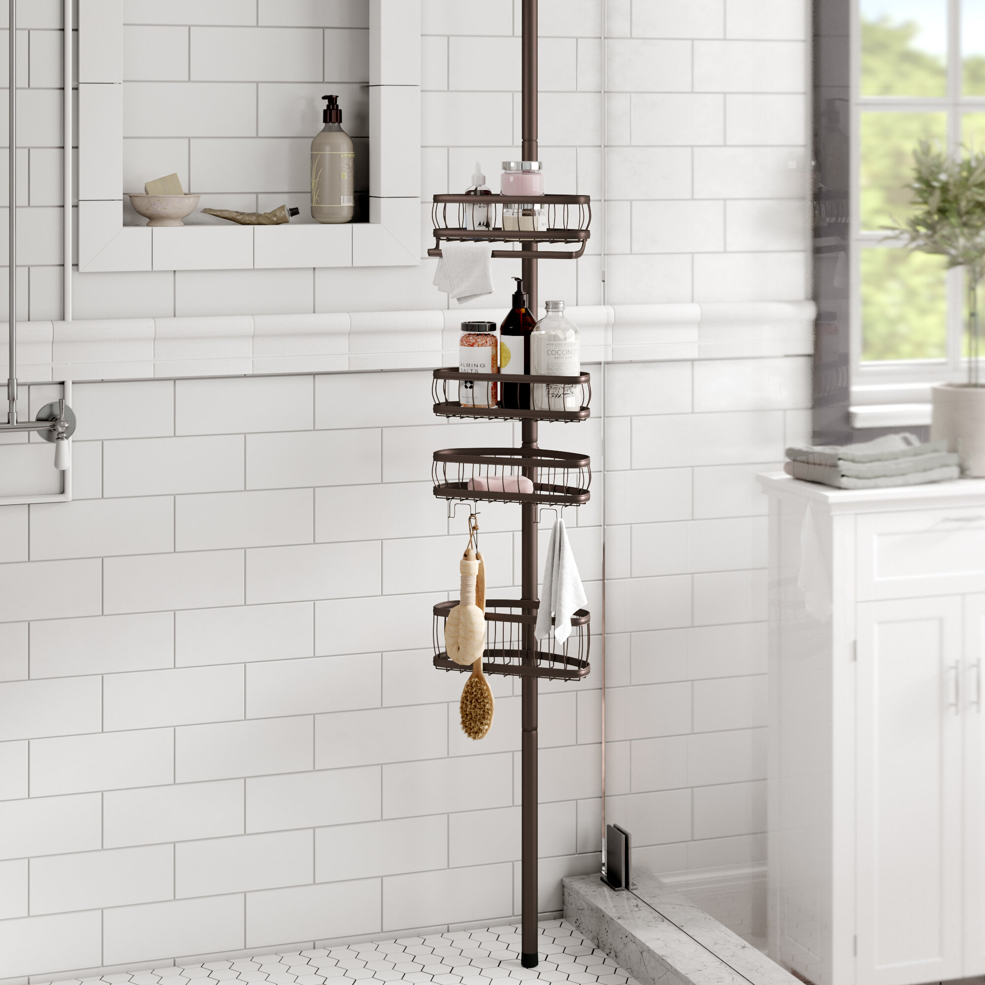 Rebrilliant Norris Shower Caddy Reviews Wayfair