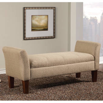 One Allium Way Araceli Upholstered Storage Bench Wayfair