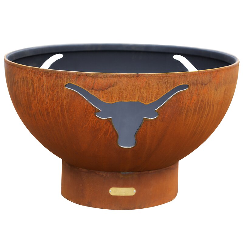 Fire Pit Art Longhorn Bowl Steel Fire Pit Wayfair