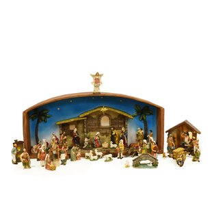 Nativity Sets for Christmas Indoor Holy Family Figuriner Decoration and Display on Mantel or Window Sill