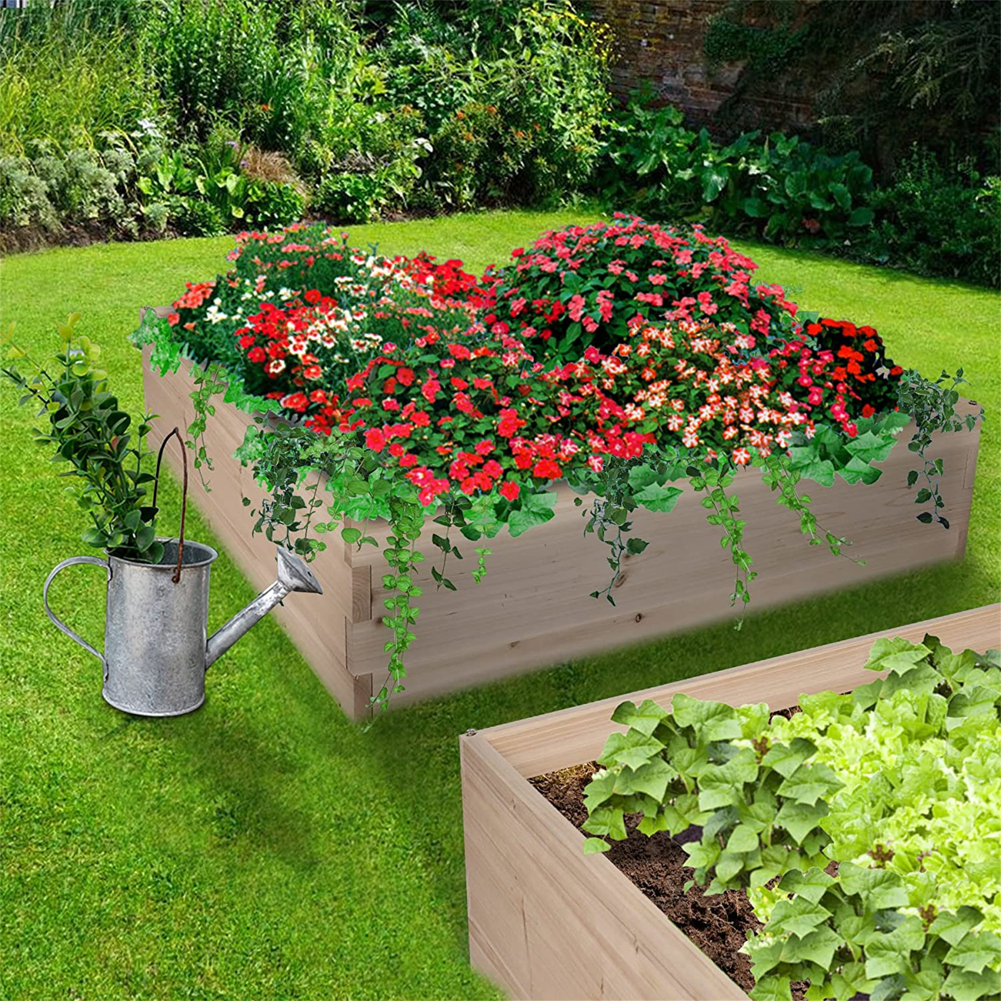 Arlmont & Co. Jeffrie Solid Wood Cedar Planter Box Wayfair