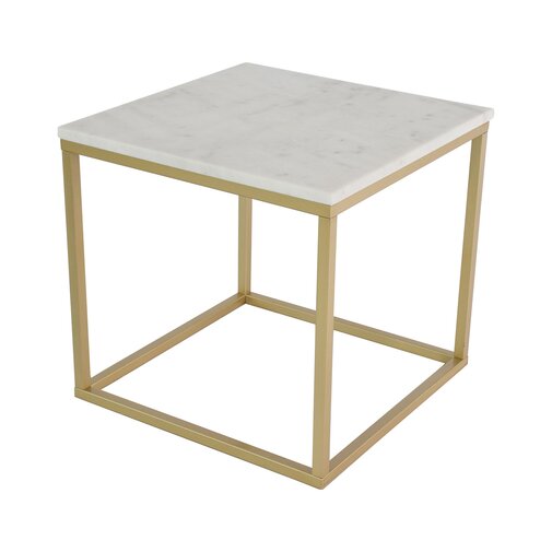 Hazelwood Home Marble Square Coffee Table | Wayfair.co.uk