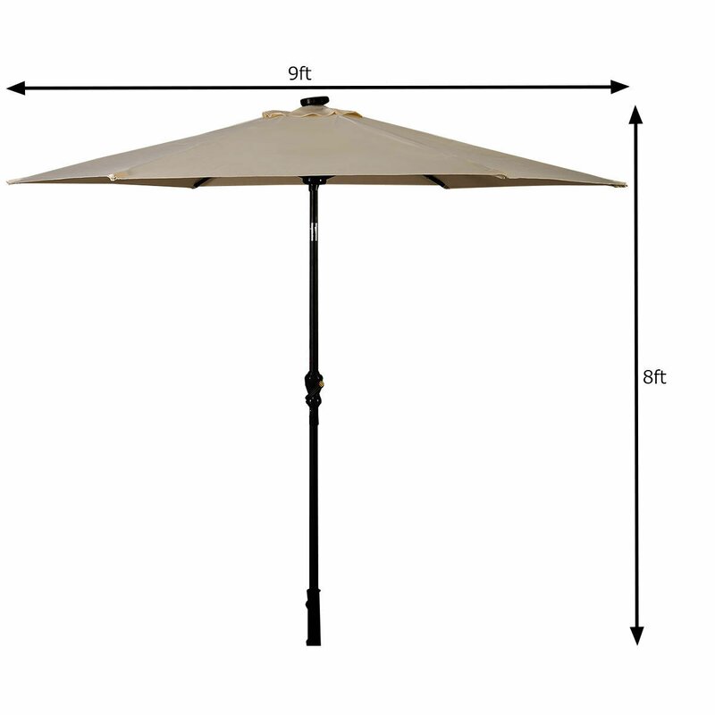 Freeport Park Beene 9 Market Umbrella Reviews Wayfair