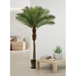 Artificial Palm Tree Plants Pot Home Office Exotic Tropical Decoration Realistic