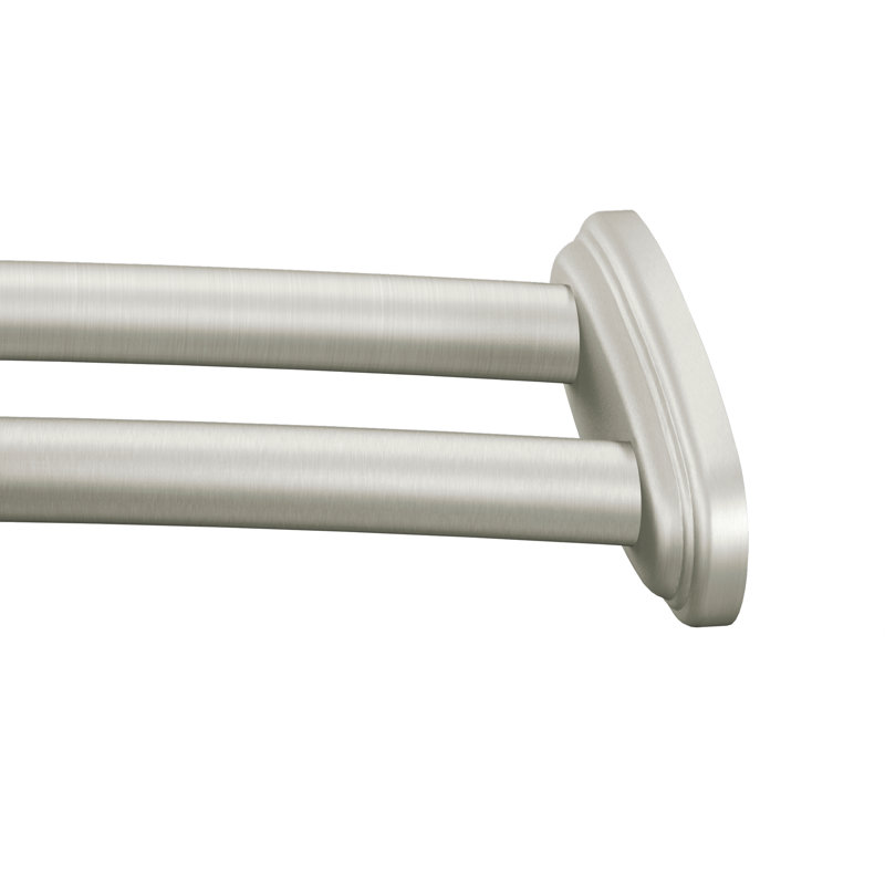Dn2141ch Bn Owb Moen 60 Curved Adjustable Shower Curtain Rod