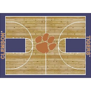 NCAA College Home Court Clemson Novelty Rug