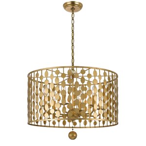 Charlesworth 6-Light Drum Metal Chandelier